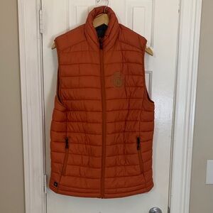 Men’s Stormtech “Paws Up” Coral Quilted Vest; Large
